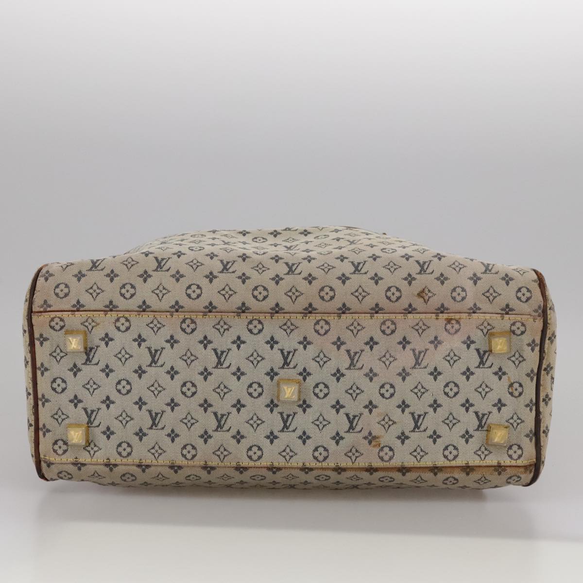 LOUIS VUITTON Monogram mini Marie Hand Bag Blue M92003 LV bs20671