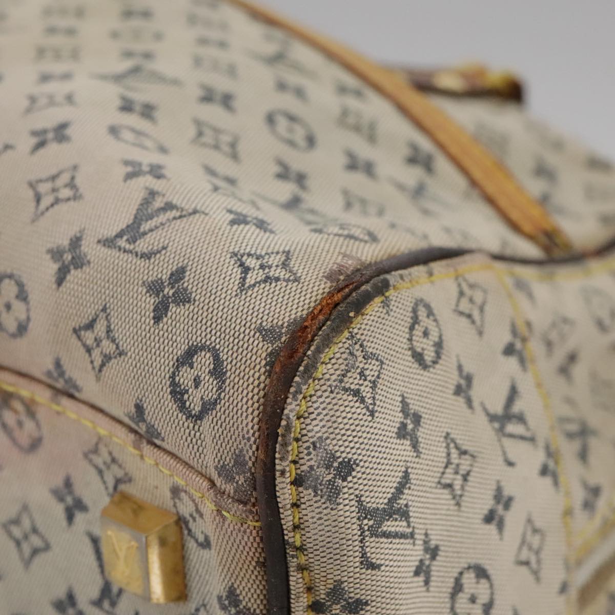 LOUIS VUITTON Monogram mini Marie Hand Bag Blue M92003 LV bs20671