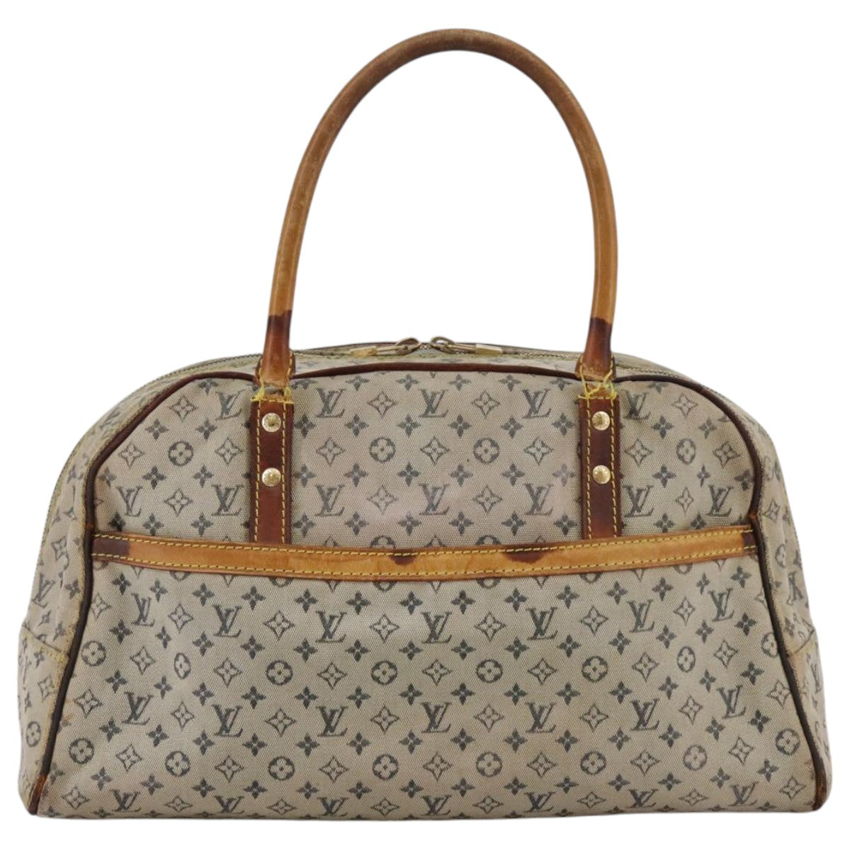 LOUIS VUITTON Monogram mini Marie Hand Bag Blue M92003 LV bs20671