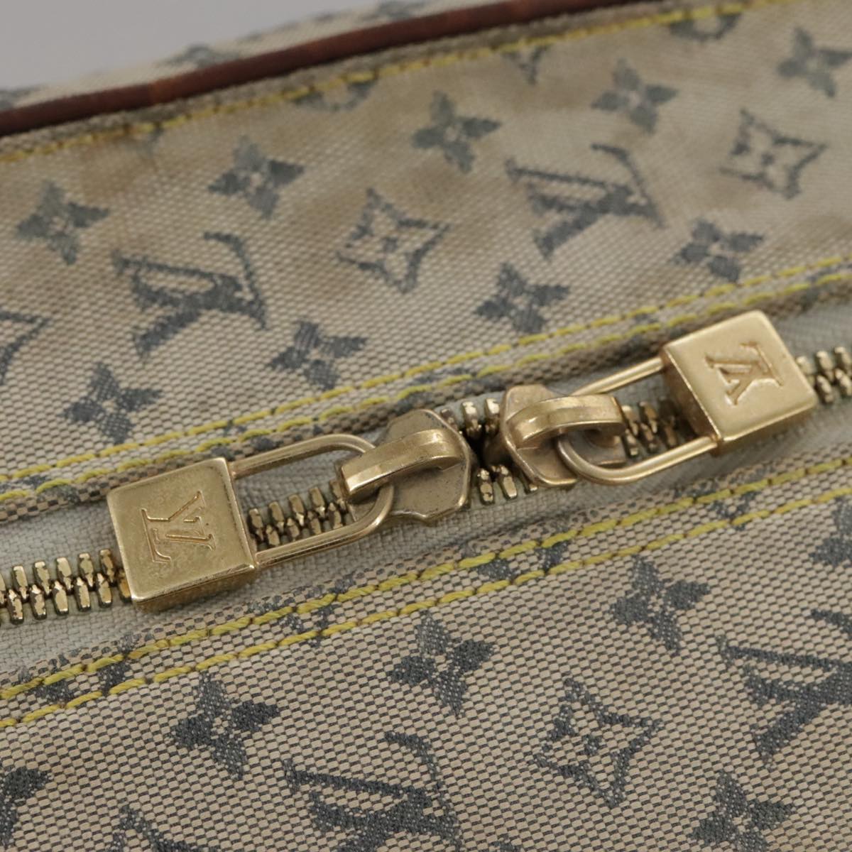LOUIS VUITTON Monogram mini Marie Hand Bag Blue M92003 LV bs20671