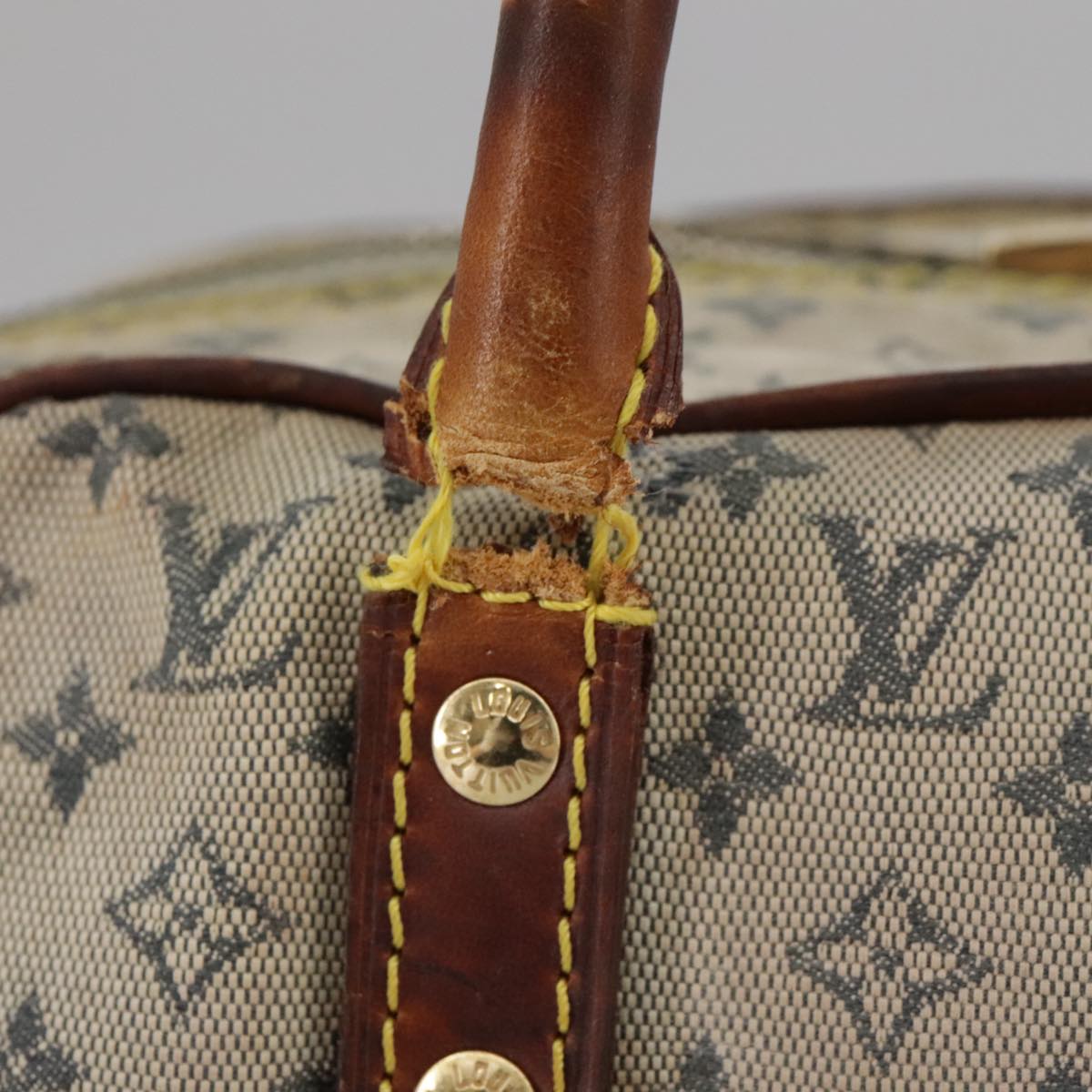 LOUIS VUITTON Monogram mini Marie Hand Bag Blue M92003 LV bs20671