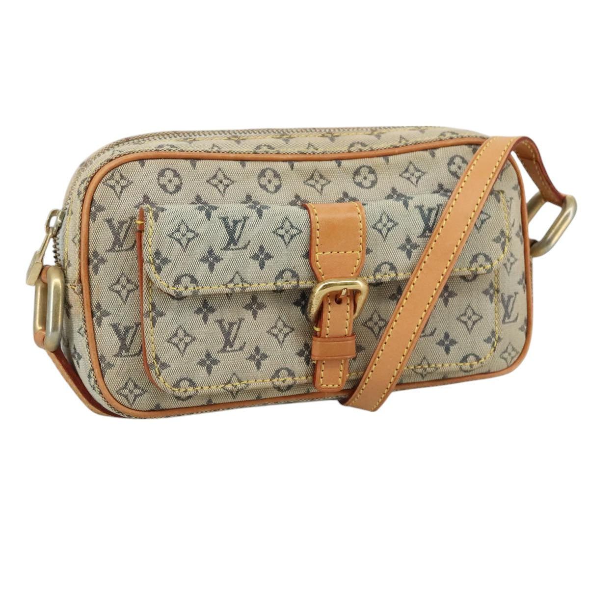 LOUIS VUITTON Monogram Mini Juliet MM Shoulder Bag Blue M92004 LV bs20797