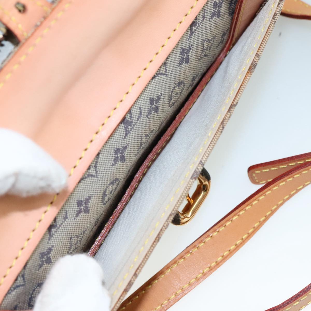 LOUIS VUITTON Monogram Mini Juliet MM Shoulder Bag Blue M92004 LV bs20797