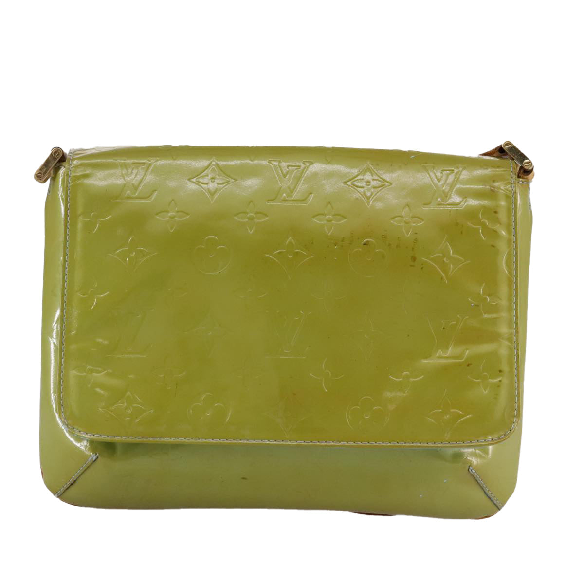 LOUIS VUITTON Monogram Vernis Thompson Street Bag Baby Blue M91009 bs20859