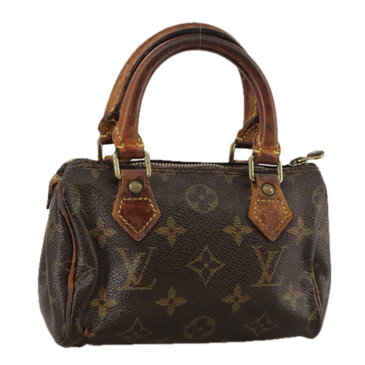 LOUIS VUITTON Monogram Mini Speedy Hand Bag M41534 LV bs20880
