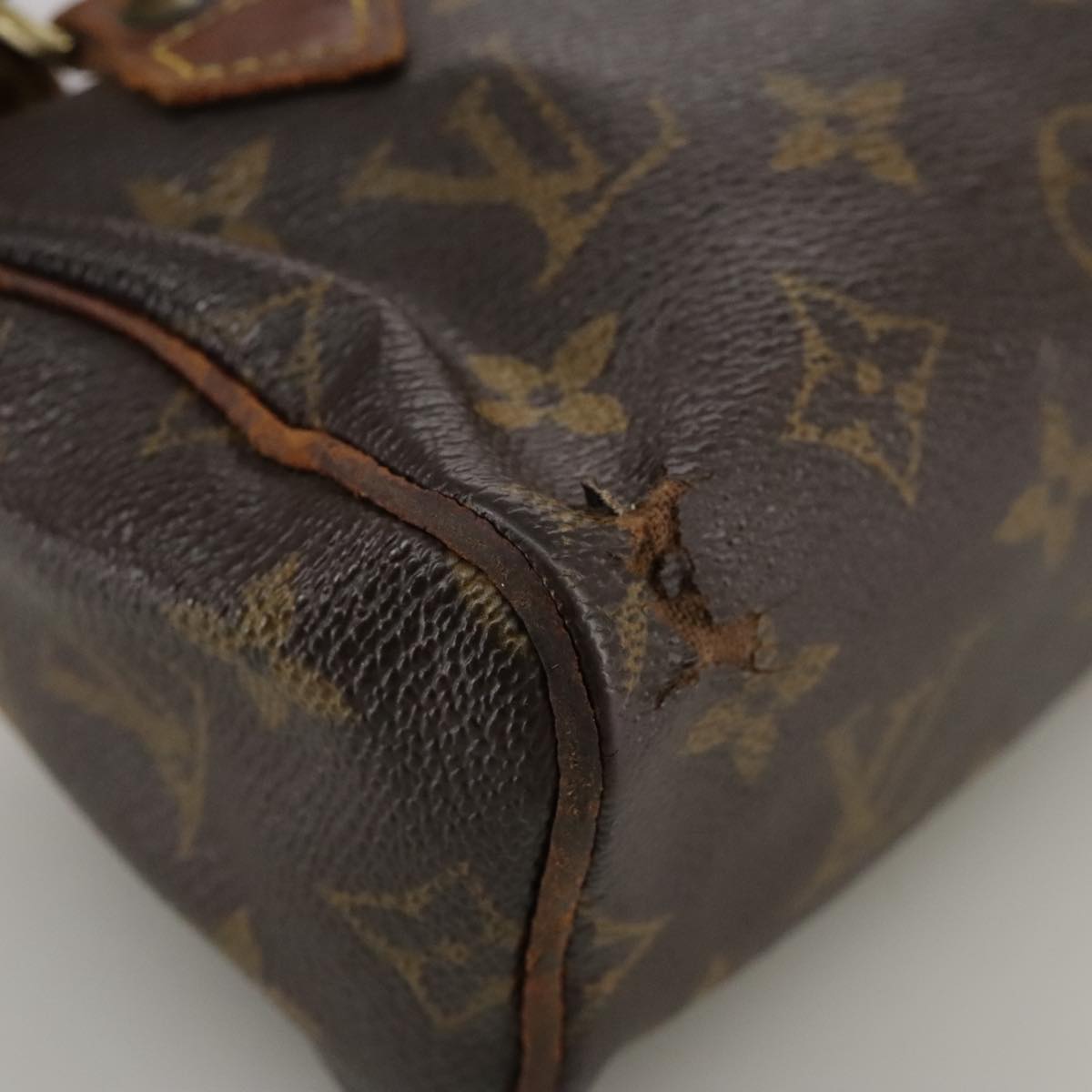 LOUIS VUITTON Monogram Mini Speedy Hand Bag M41534 LV bs20880