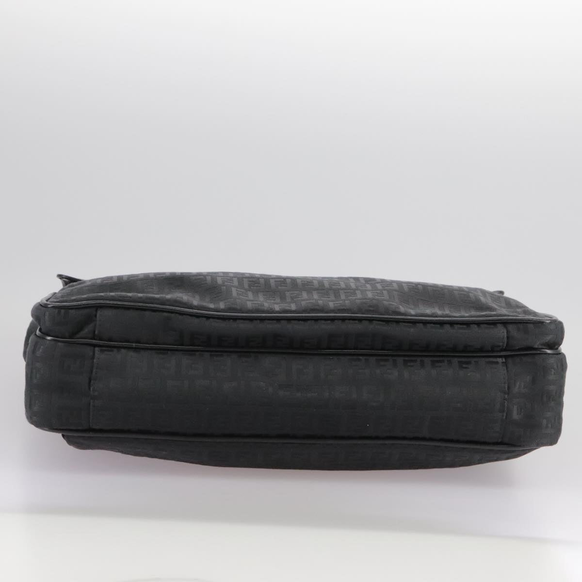 FENDI Zucchino Canvas Business Bag Black bs20925