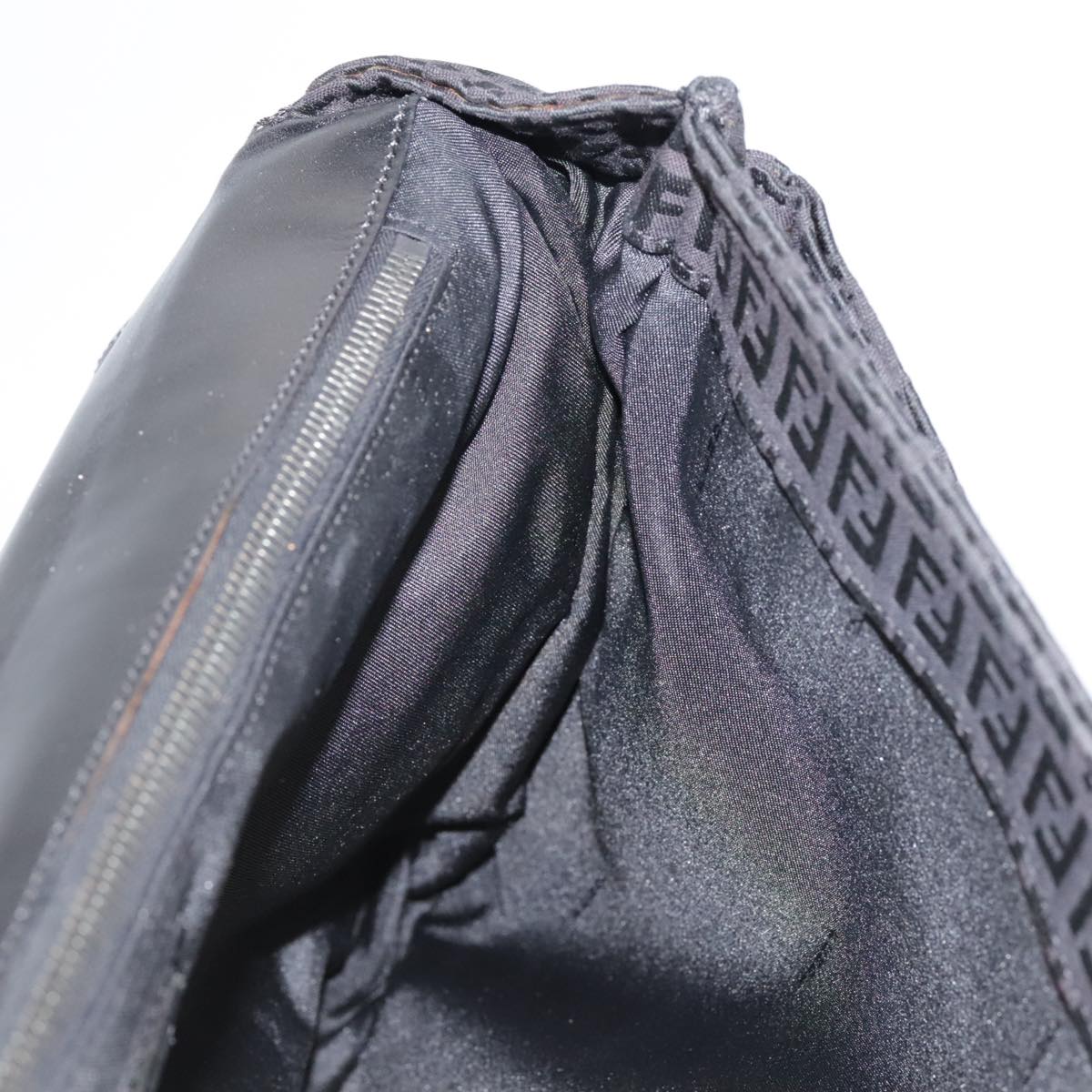 FENDI Zucchino Canvas Business Bag Black bs20925