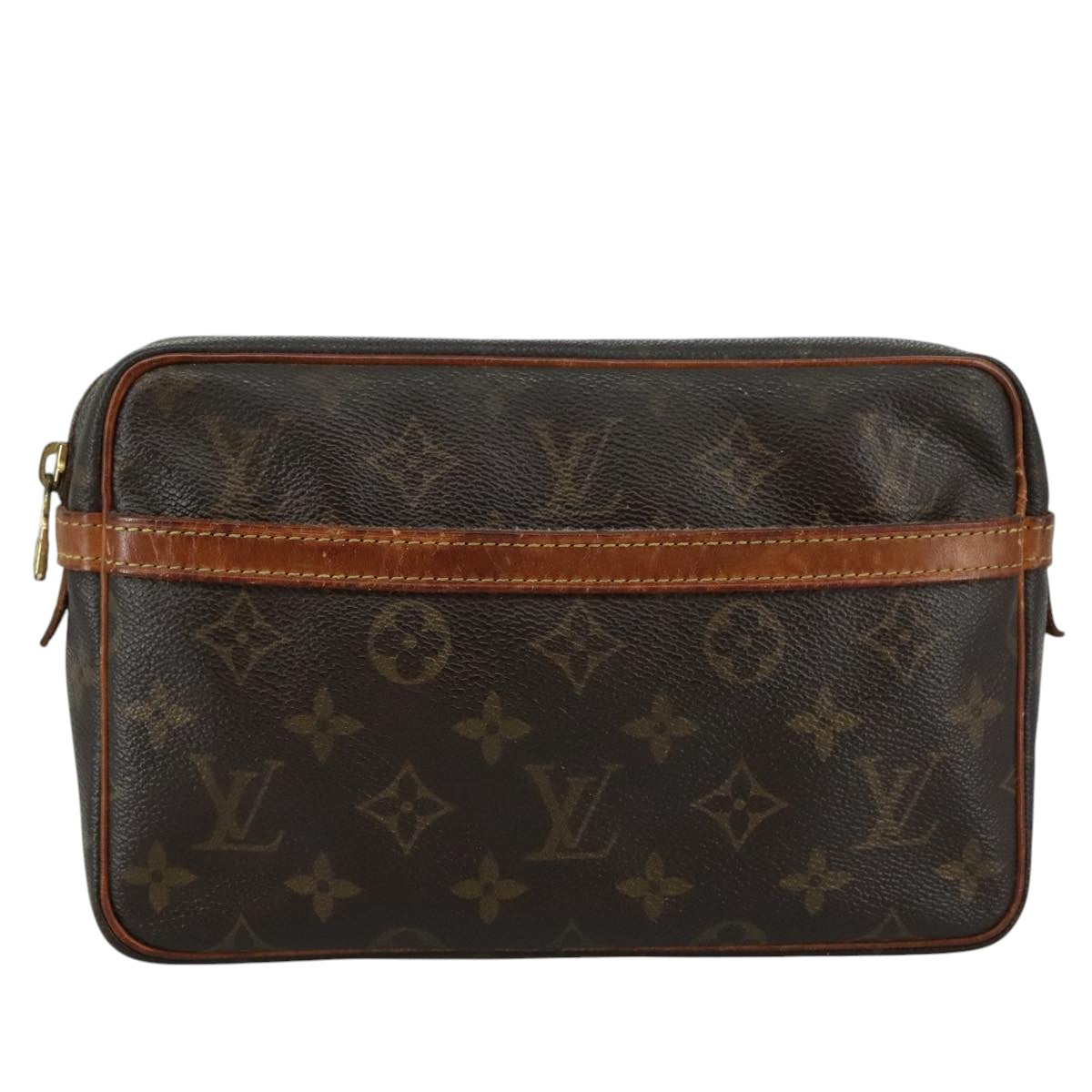 LOUIS VUITTON Monogram Compiegne 23 Clutch Bag M51847 LV bs20963