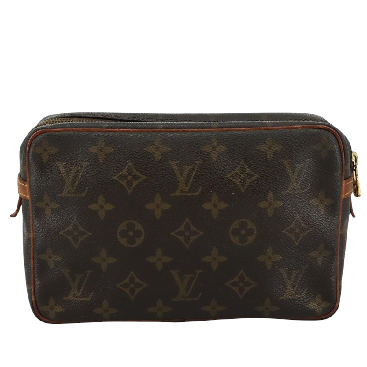LOUIS VUITTON Monogram Compiegne 23 Clutch Bag M51847 LV bs20963