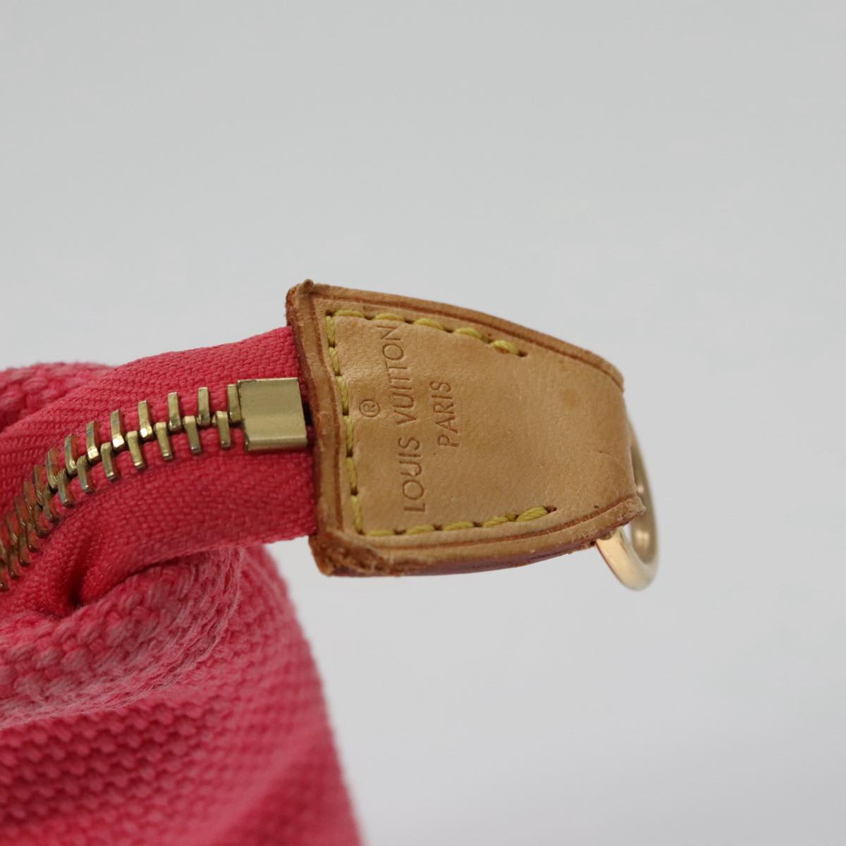 LOUIS VUITTON Antigua Pochette Plat PM Pouch Pink Rose M40068 LV bs20987