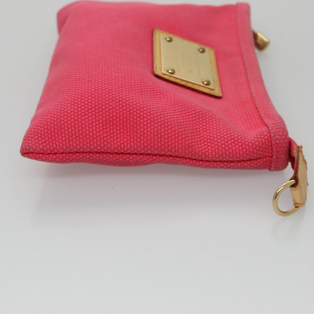 LOUIS VUITTON Antigua Pochette Plat PM Pouch Pink Rose M40068 LV bs20987