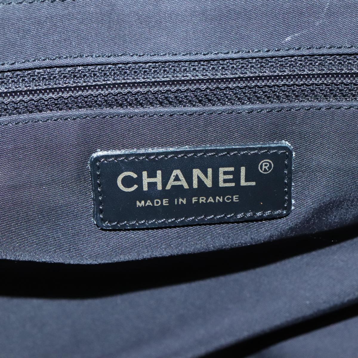 CHANEL New Travel line Tote Bag Nylon Black CC bs21058