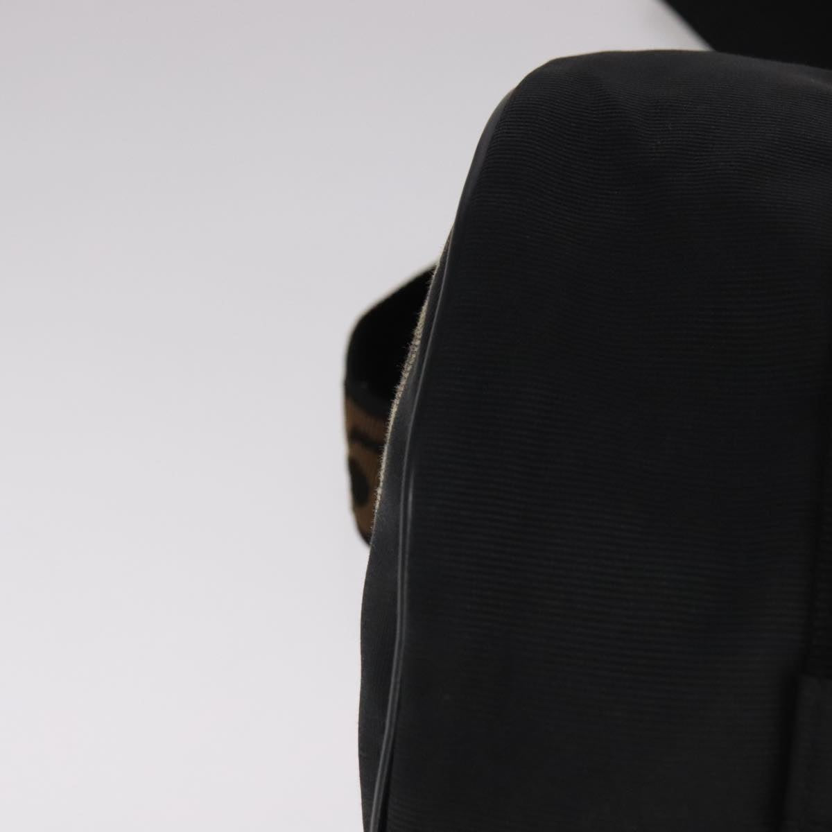 FENDI Hand Bag Nylon 2way Black bs21426