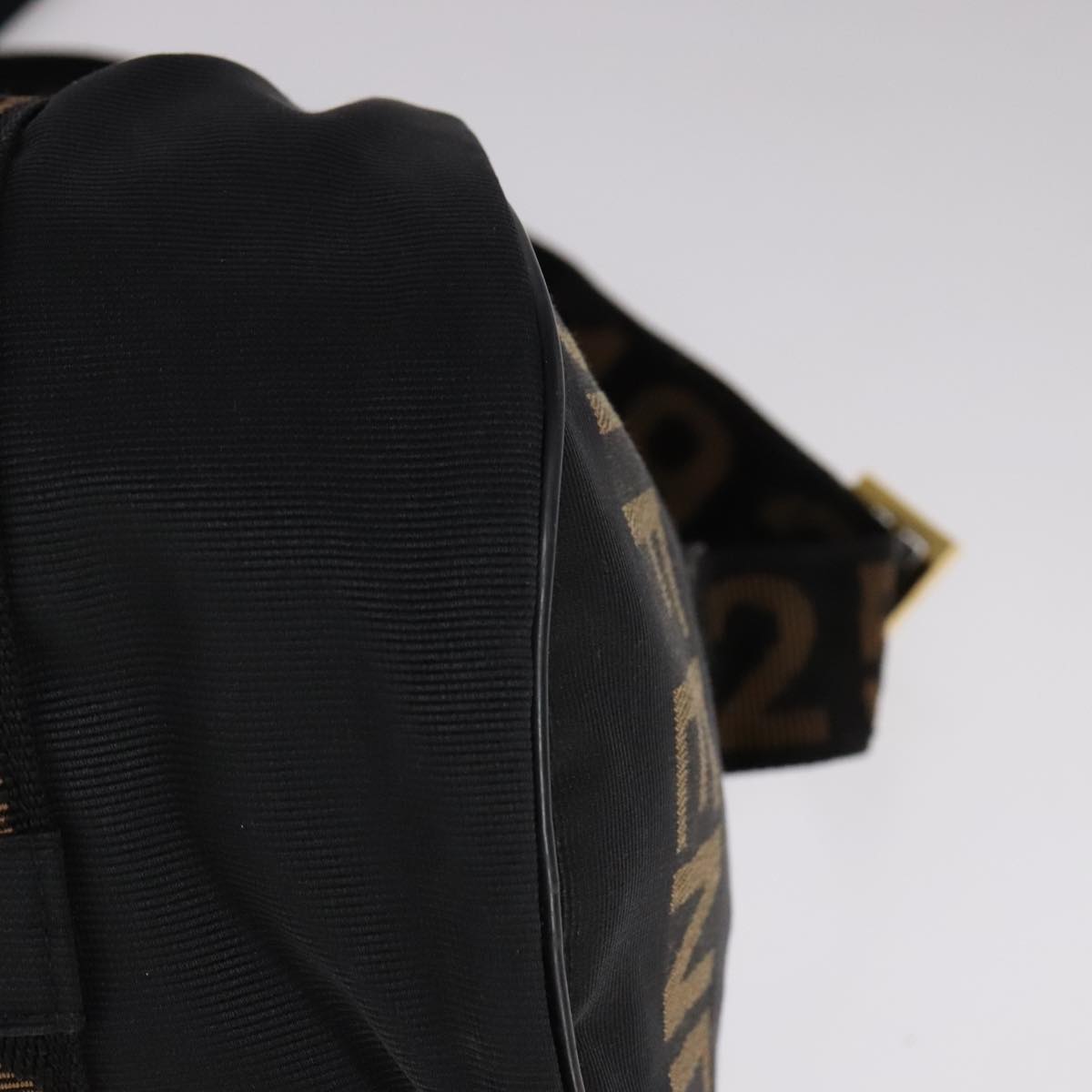 FENDI Hand Bag Nylon 2way Black bs21426