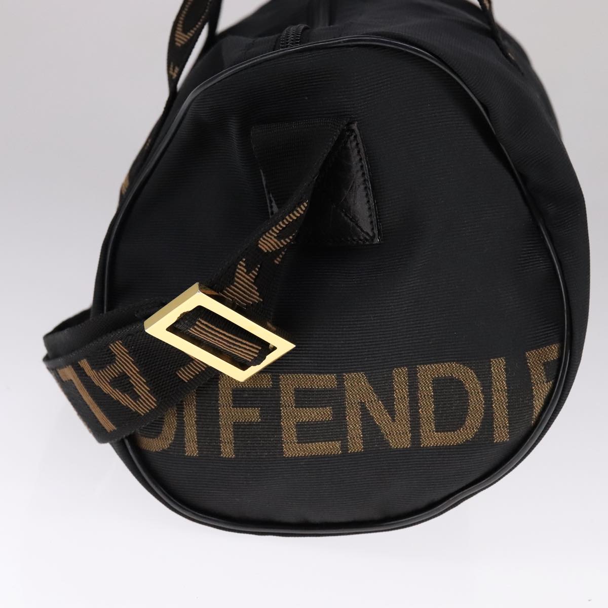 FENDI Hand Bag Nylon 2way Black bs21426