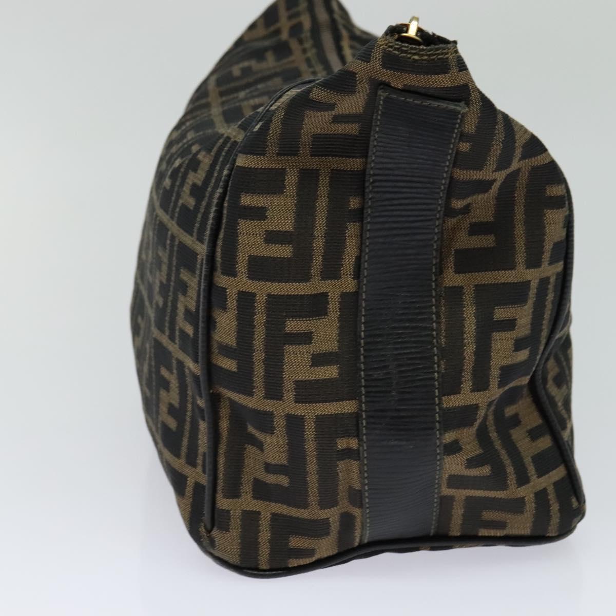 FENDI Zucca Canvas Hand Bag Brown bs21928