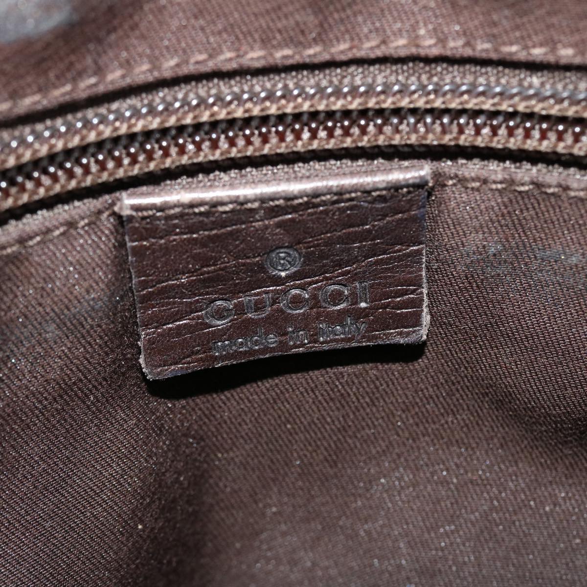 GUCCI GG Canvas Shoulder Bag PVC Leather Beige bs3746