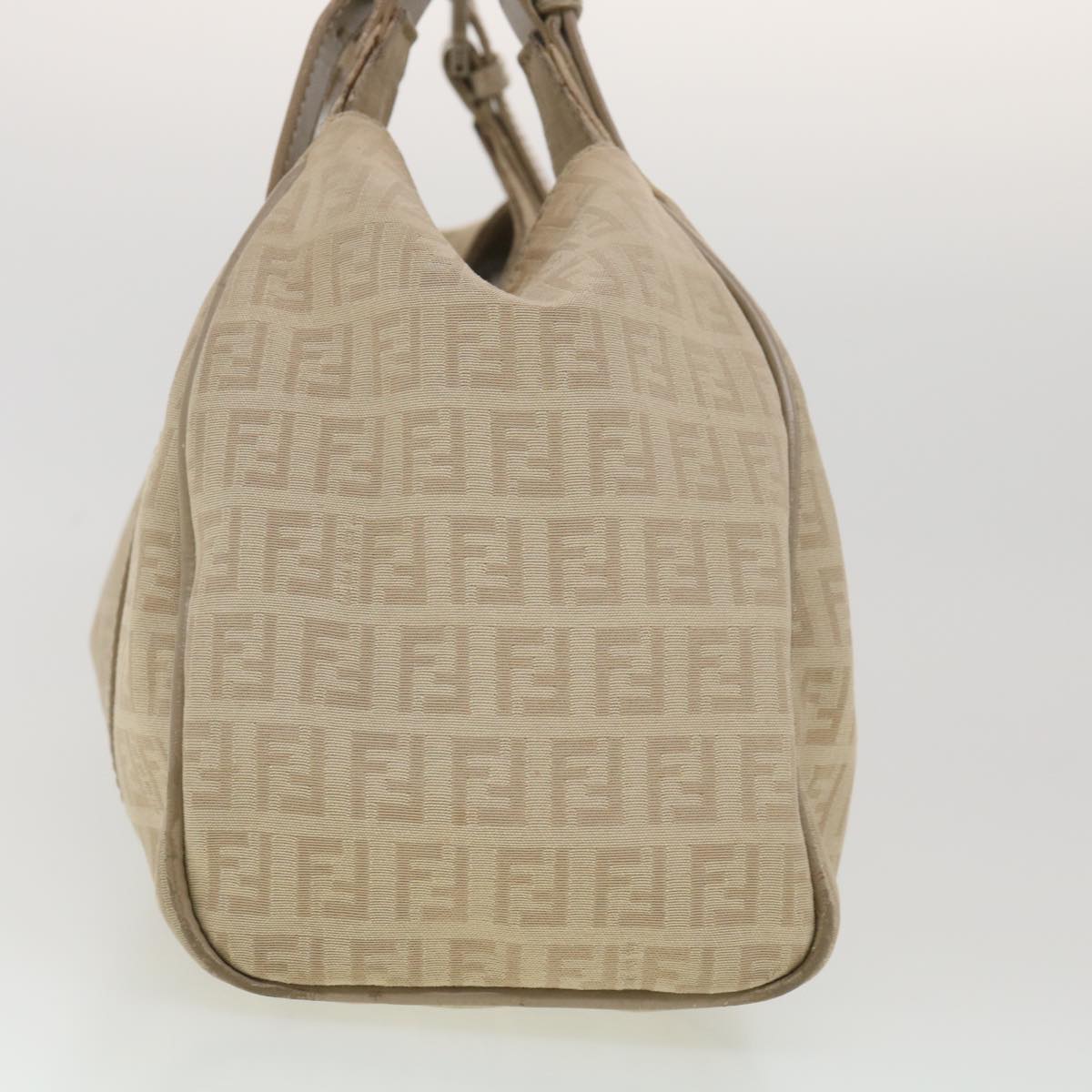 FENDI Zucchino Canvas Shoulder Bag Beige 2373-8BR091-KU7-048 bs4404