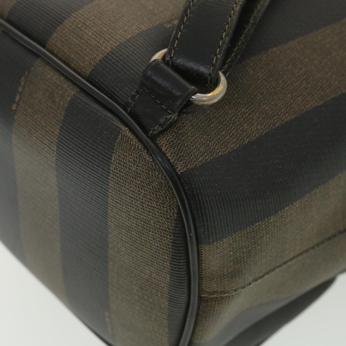 FENDI Pecan Canvas Backpack Brown Black bs4573