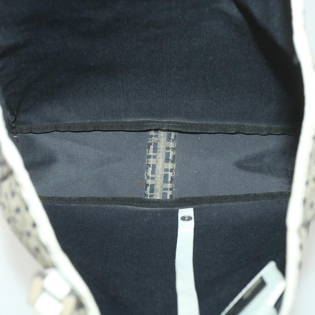 FENDI Zucchino Canvas Tote Bag Navy 3677 8BH006 028 bs4584