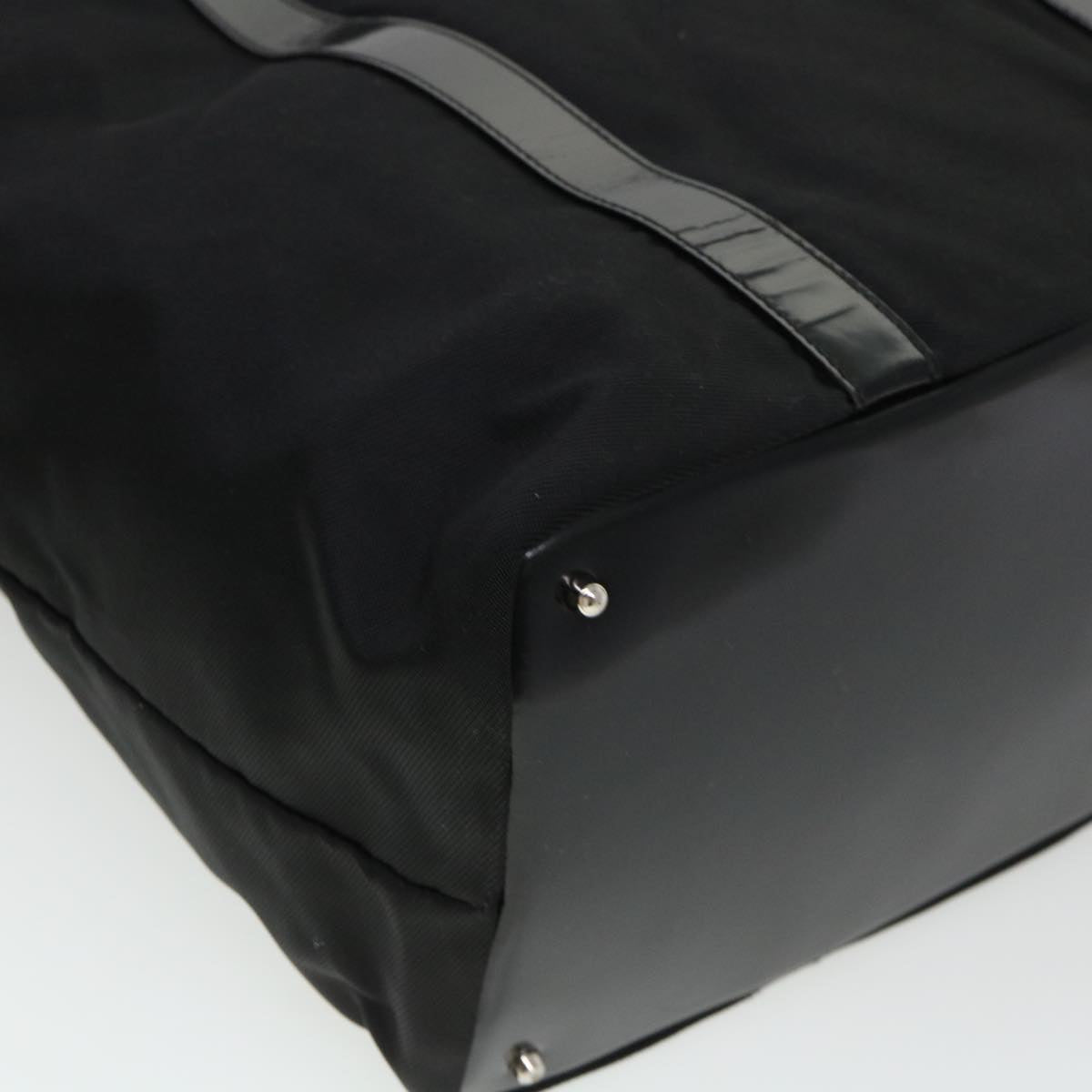 GUCCI Bamboo Tote Bag Nylon Black bs4991