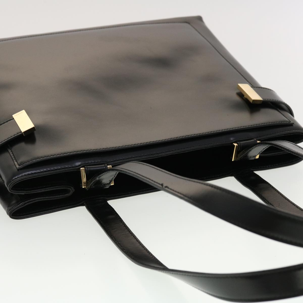 GUCCI Shoulder Bag Leather Black 00221130333 bs5042