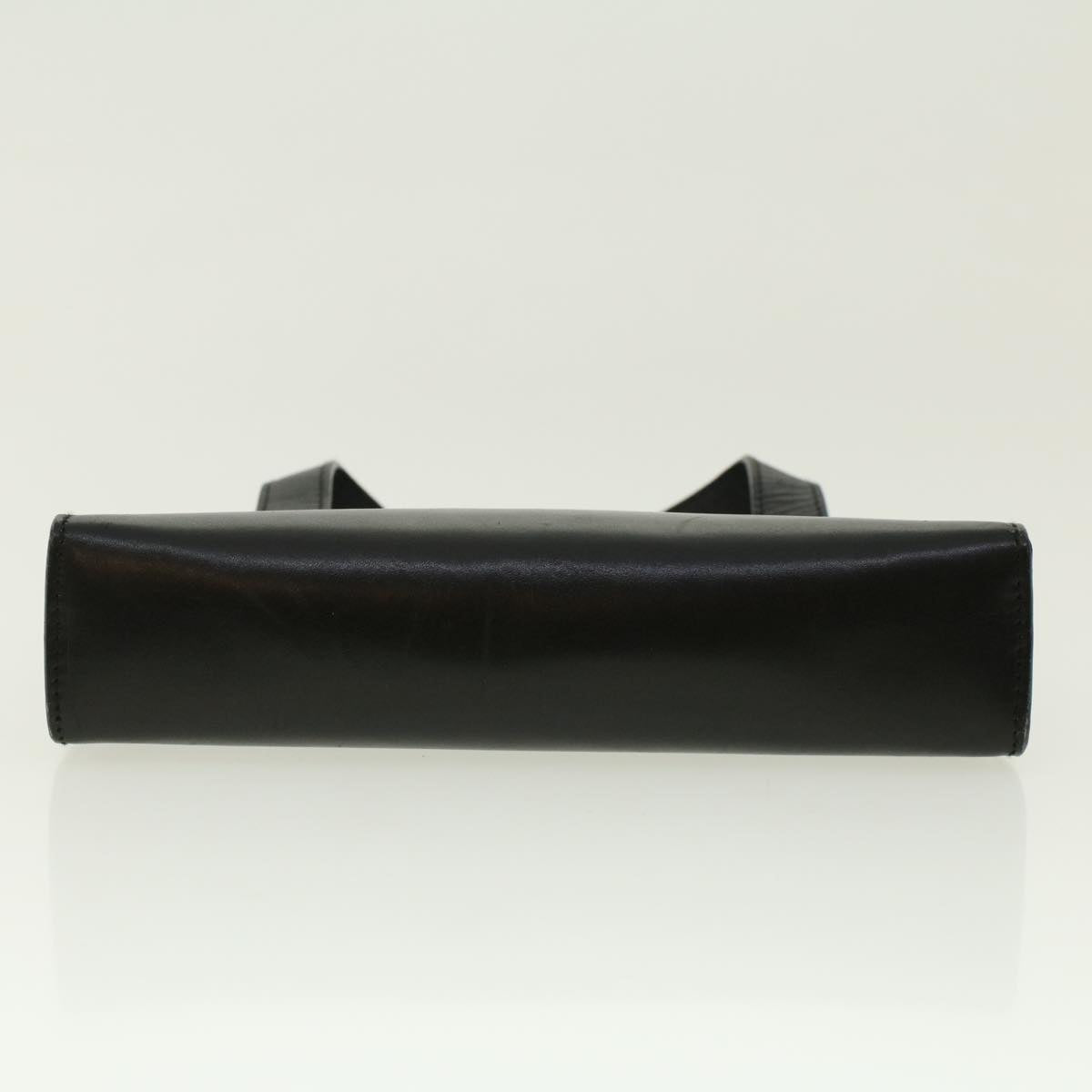 GUCCI Hand Bag Leather Black bs5043