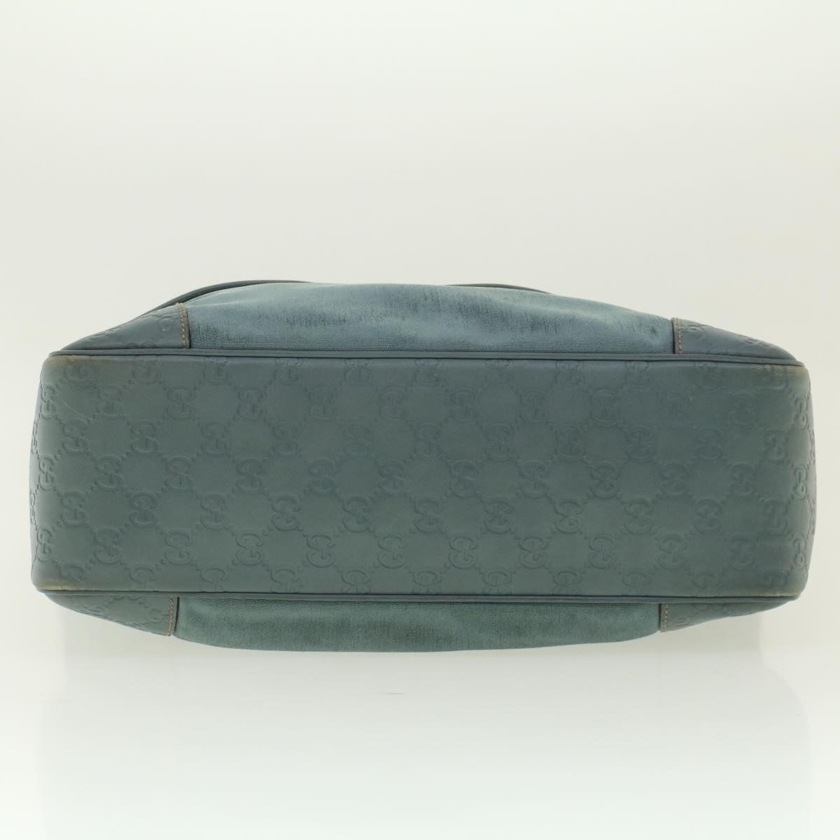GUCCI GG Canvas Guccissima Shoulder Bag Light Blue 162419 bs5126