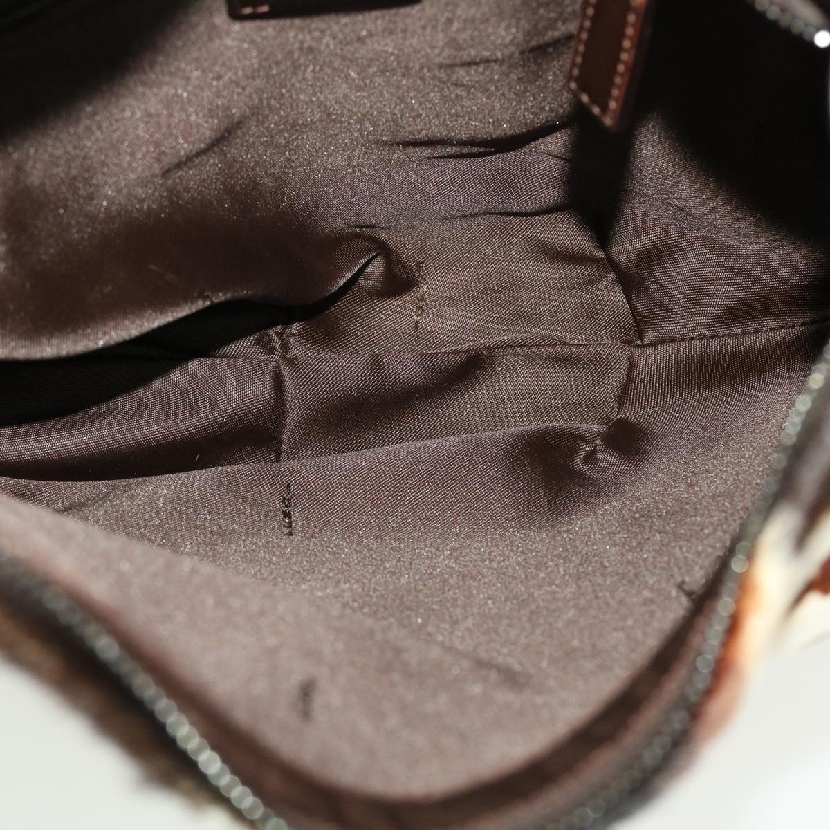 FENDI Shoulder Bag Harako leather Brown bs5205