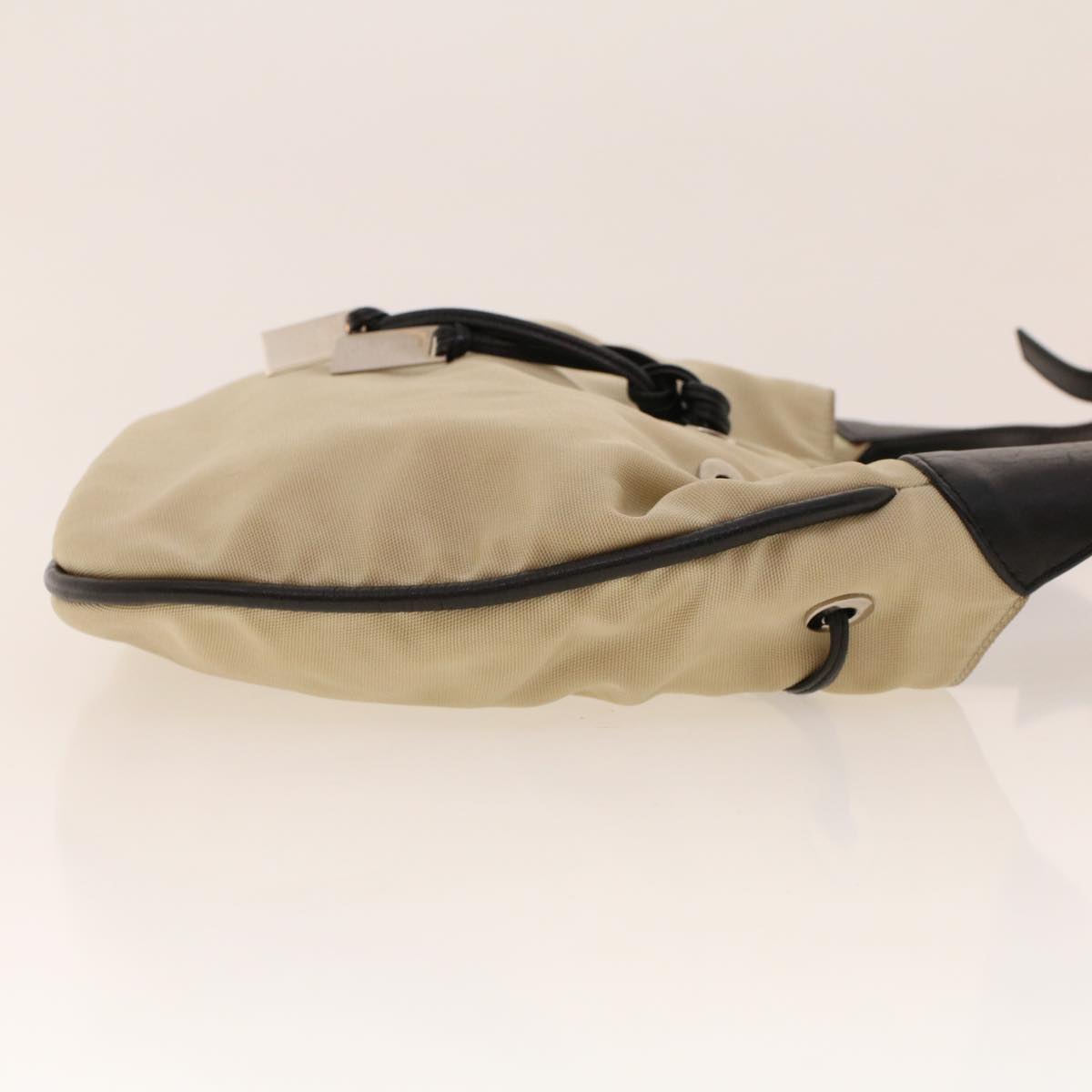 GUCCI Shoulder Bag Nylon Beige bs5213