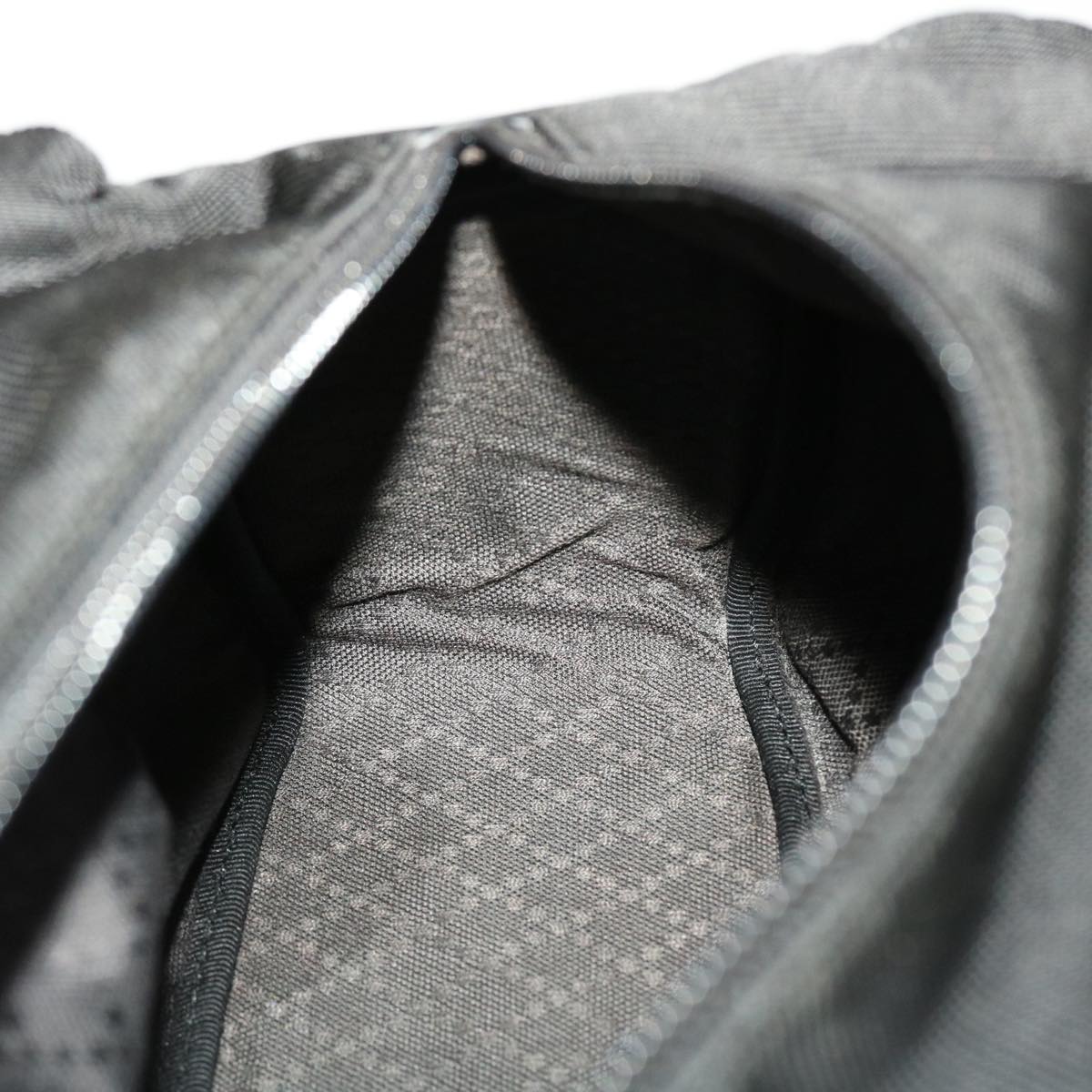 GUCCI Bamboo Hand Bag Nylon Black 000 1014 0575 bs5214