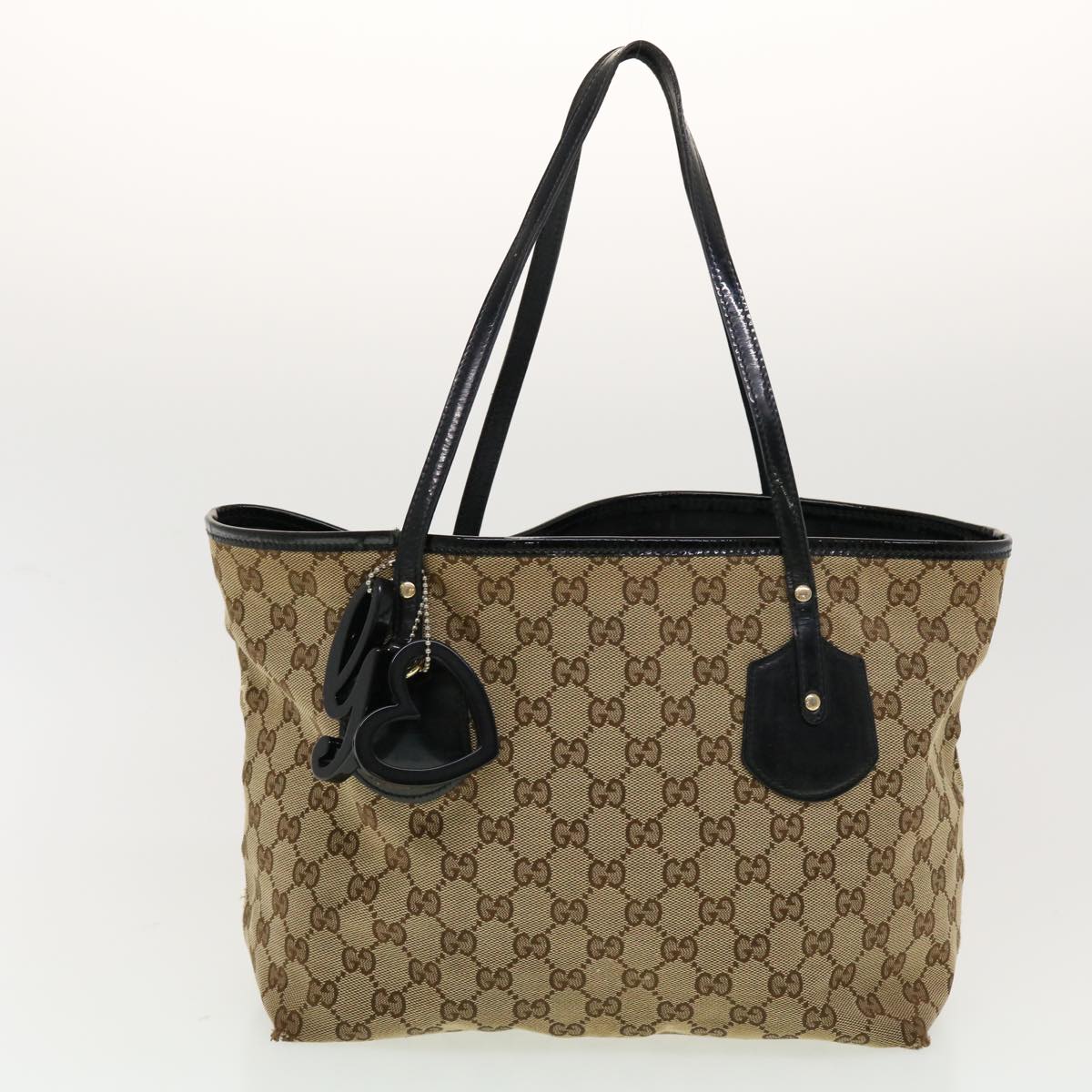 GUCCI GG Crystal GG Canvas Shoulder Bag 2Set Brown bs5221