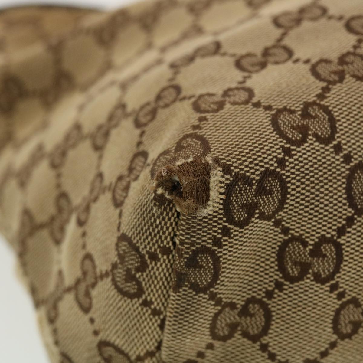 GUCCI GG Crystal GG Canvas Shoulder Bag 2Set Brown bs5221