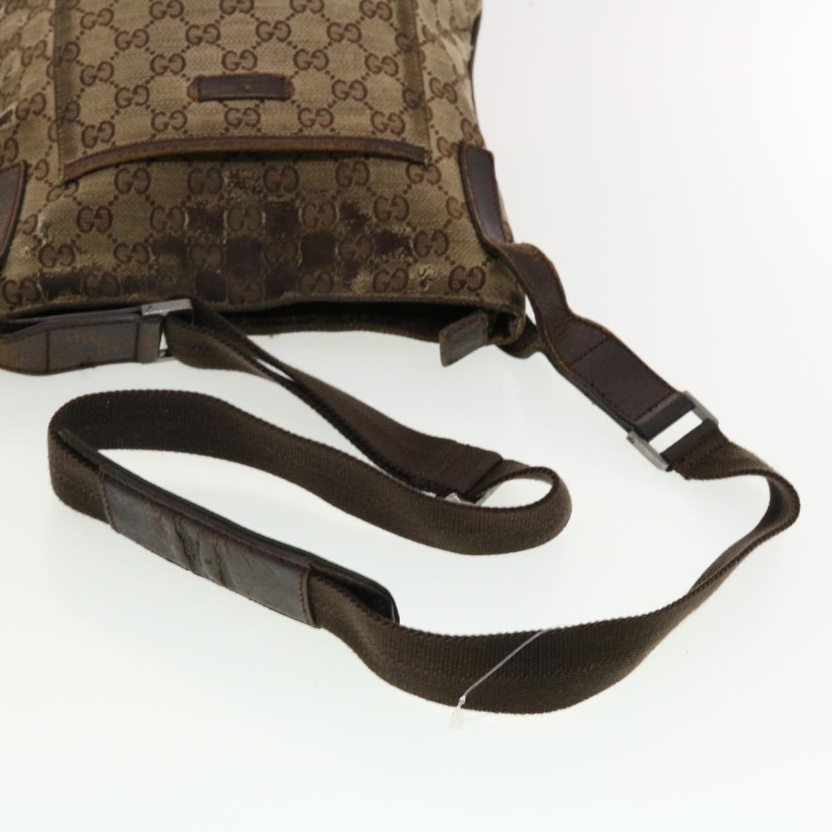 GUCCI GG Canvas Web Sherry Line Hand Bag Nylon 4Set Black Beige Red bs5254