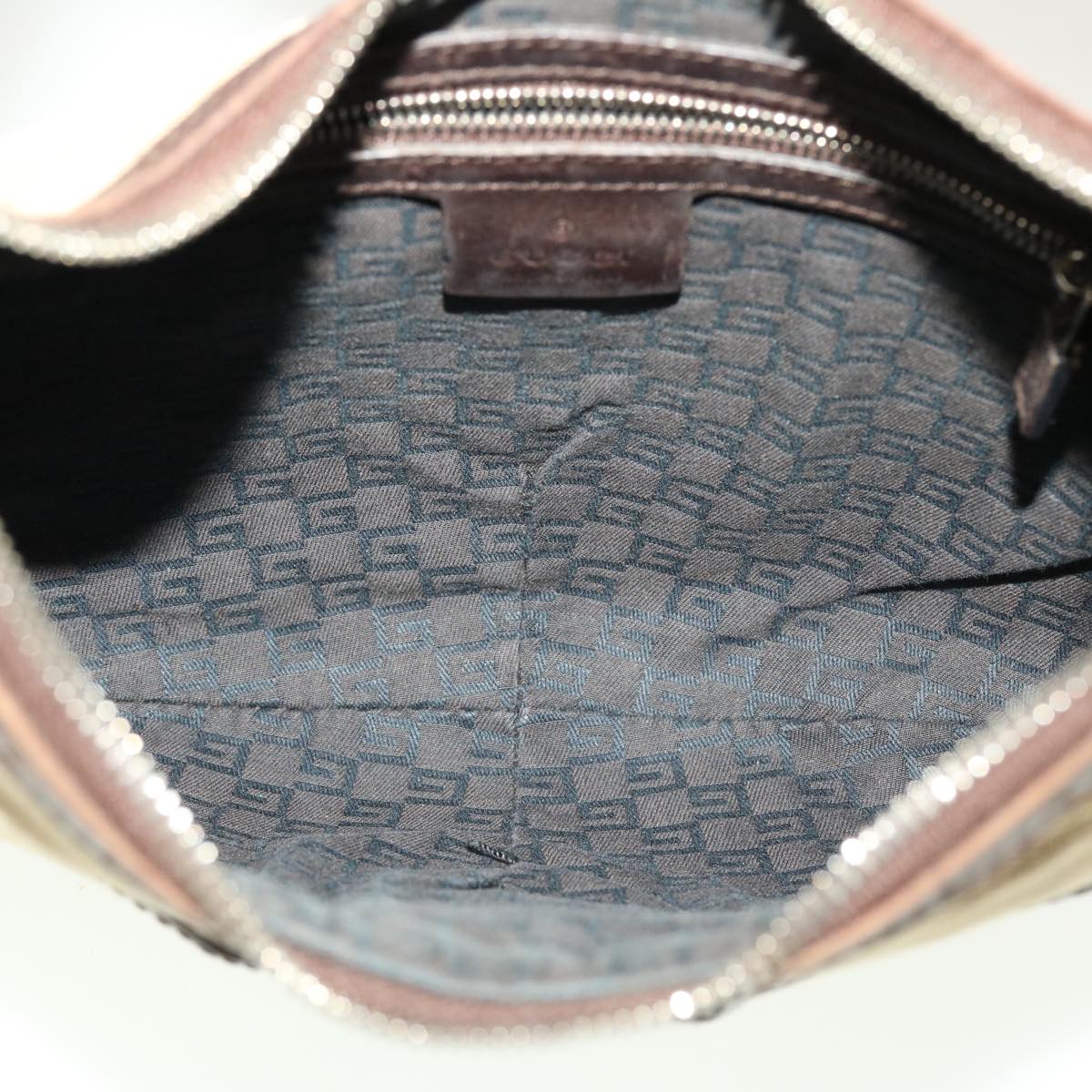 GUCCI GG Canvas Web Sherry Line Hand Bag Nylon 4Set Black Beige Red bs5254