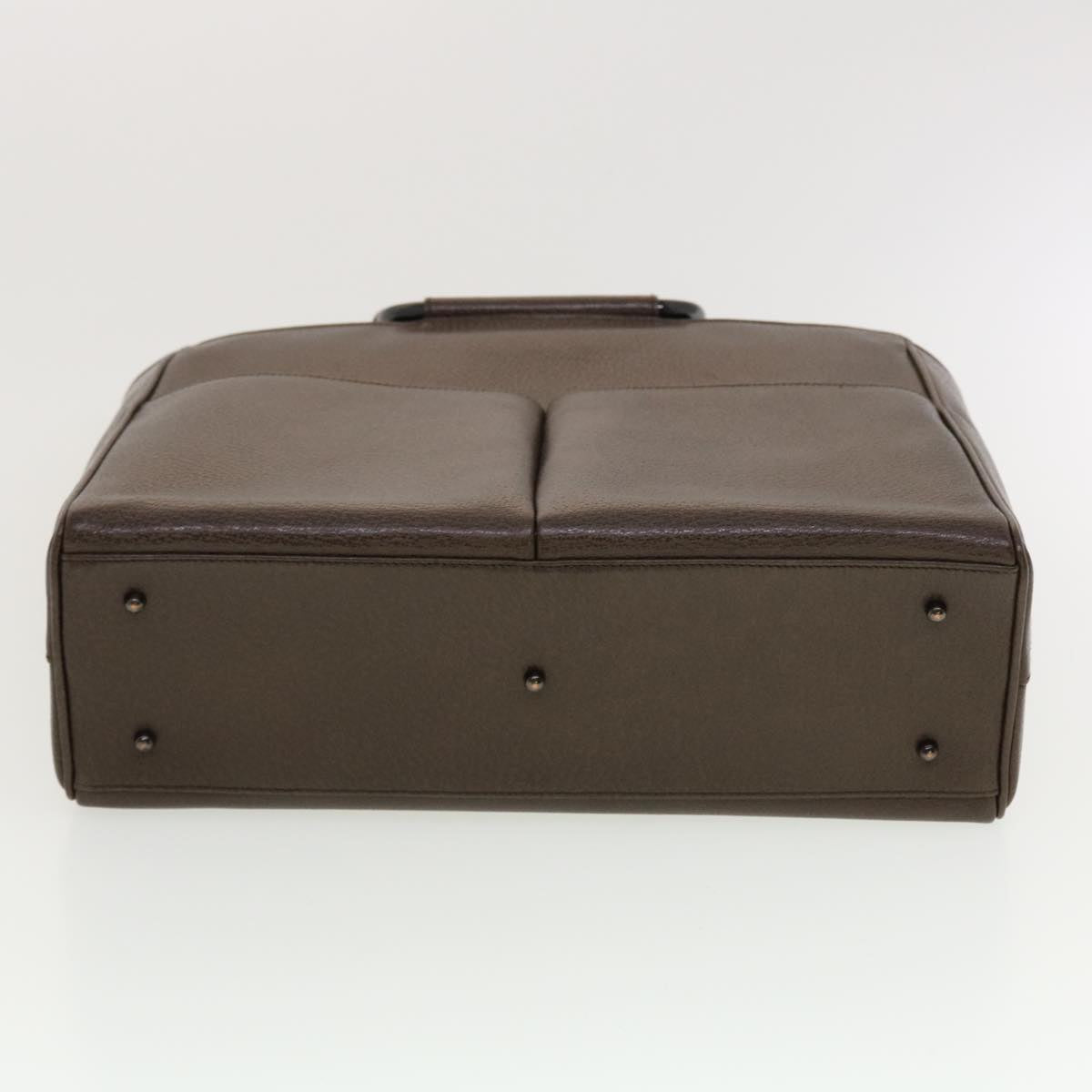 GUCCI Hand Bag Leather Brown 00237541313 bs5271