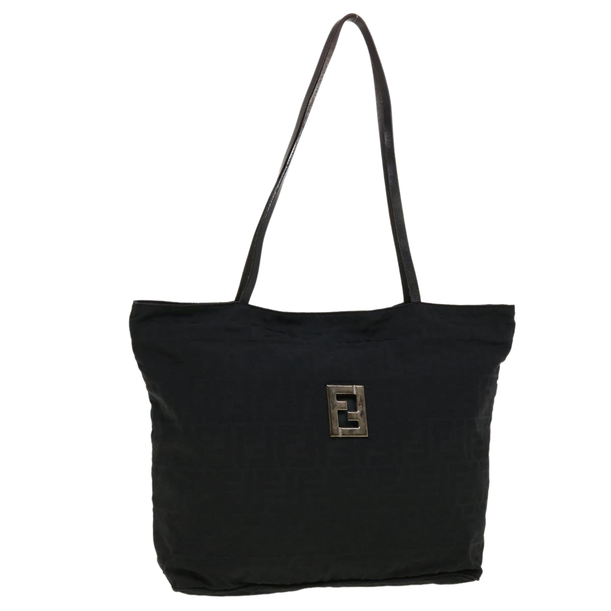 FENDI Shoulder Bag Nylon Black bs5294