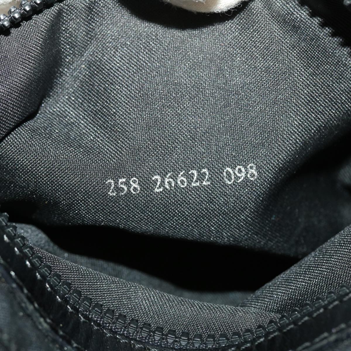 FENDI Zucca Canvas Shoulder Bag Black bs5300