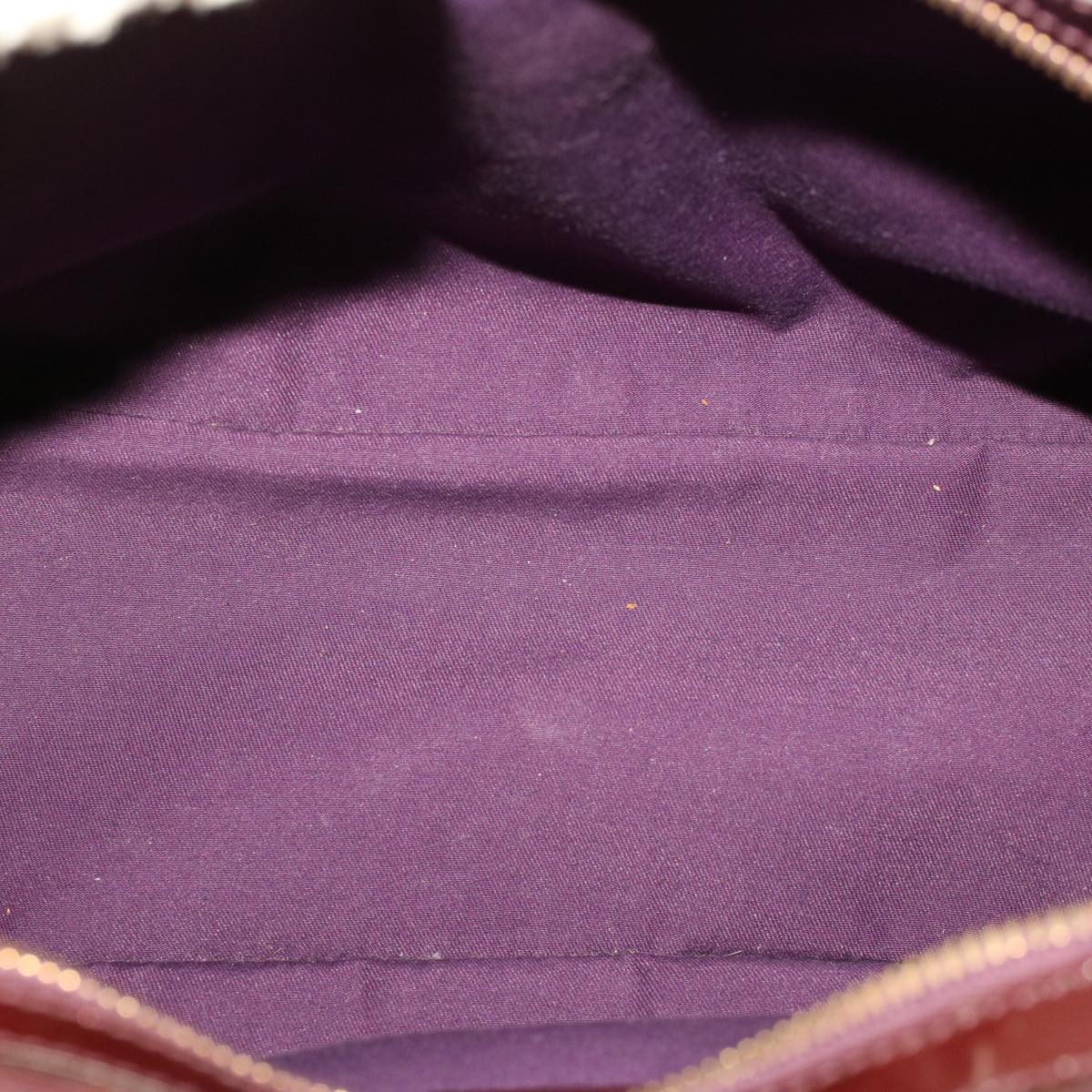 GUCCI Shoulder Bag Patent leather Purple 145770 bs5305