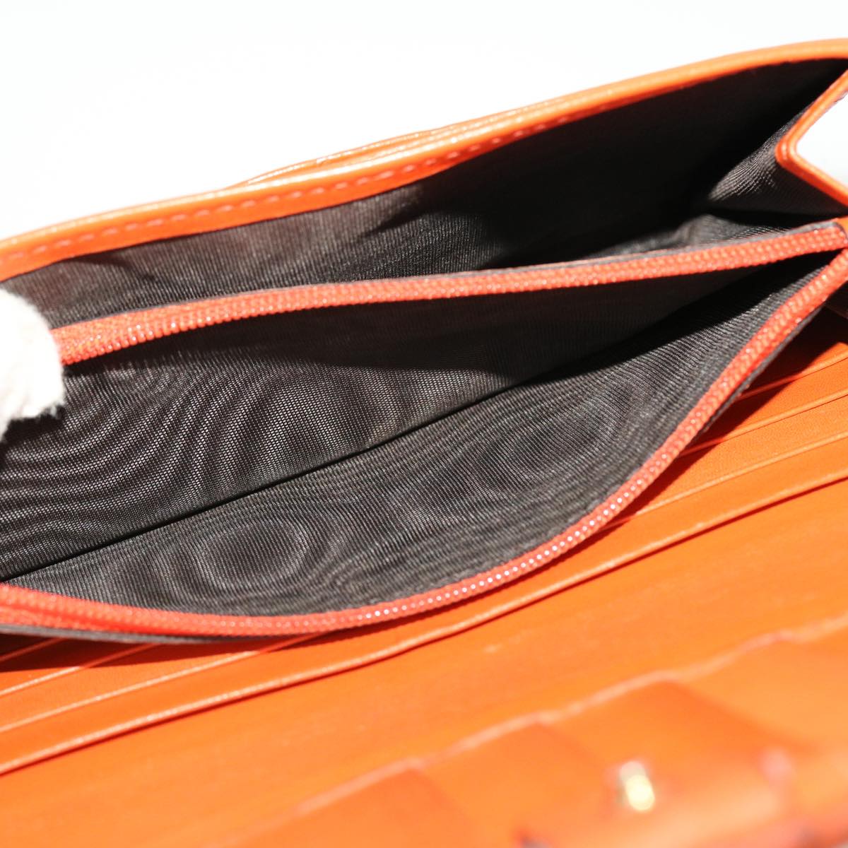 GUCCI GG Canvas Wallet Leather 5Set Black Orange beige bs5373