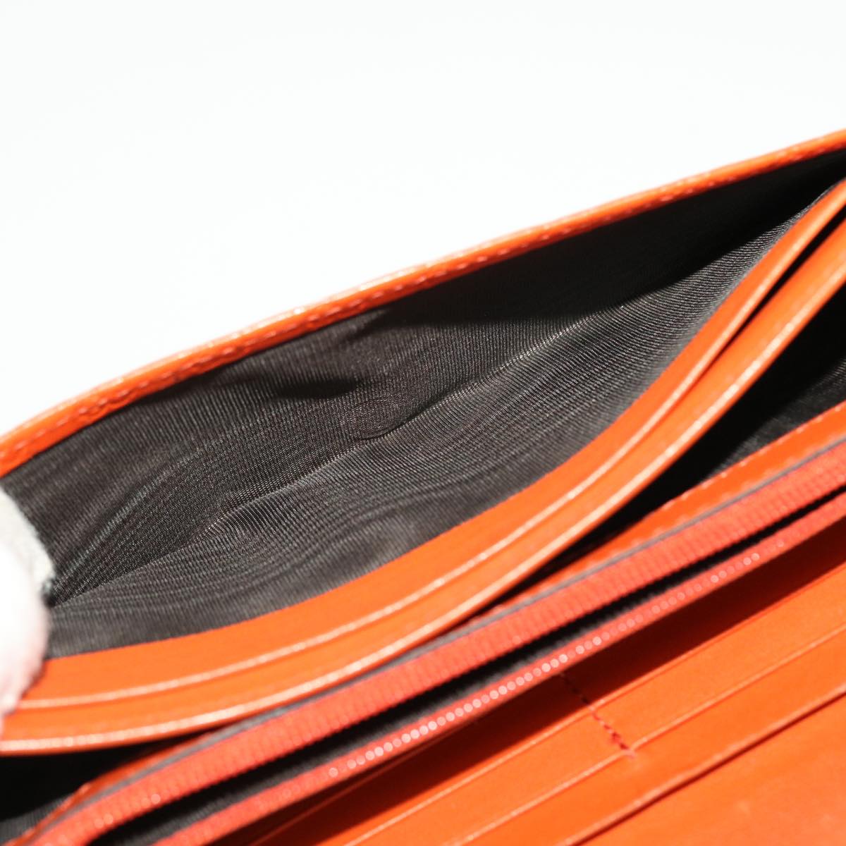 GUCCI GG Canvas Wallet Leather 5Set Black Orange beige bs5373