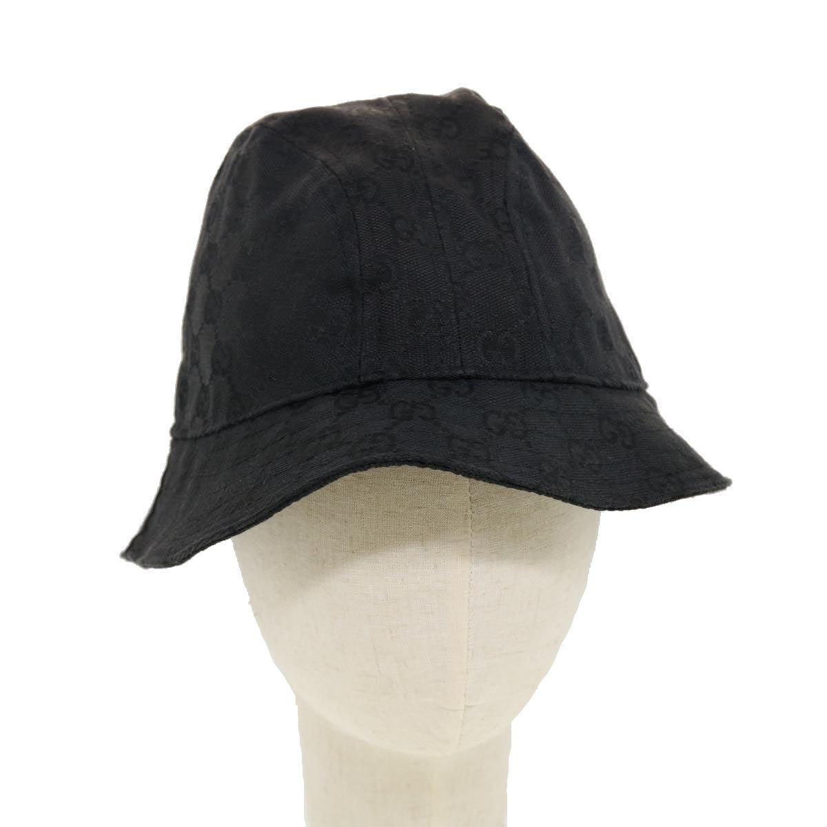 GUCCI GG Canvas Hat L Black bs5383