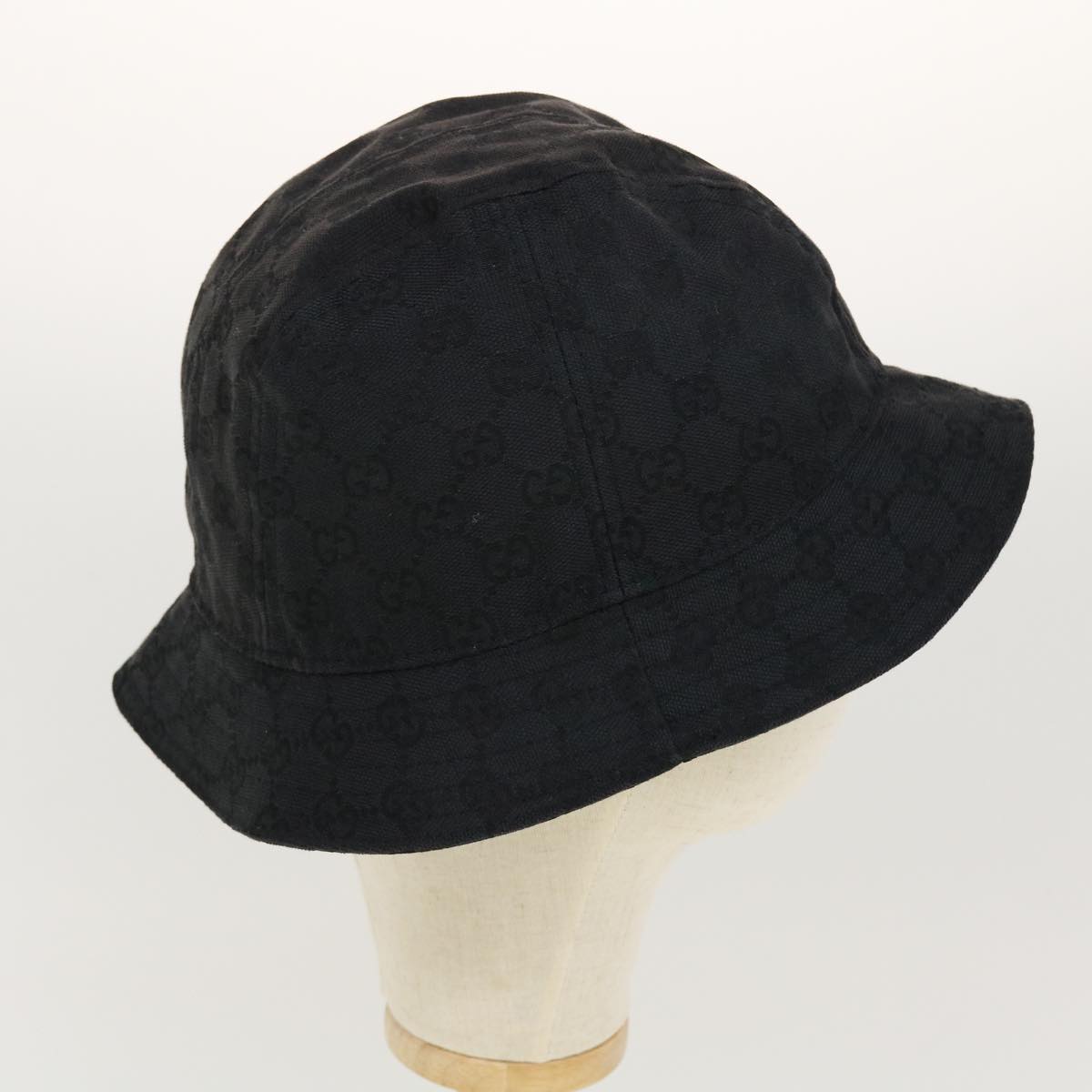 GUCCI GG Canvas Hat L Black bs5383