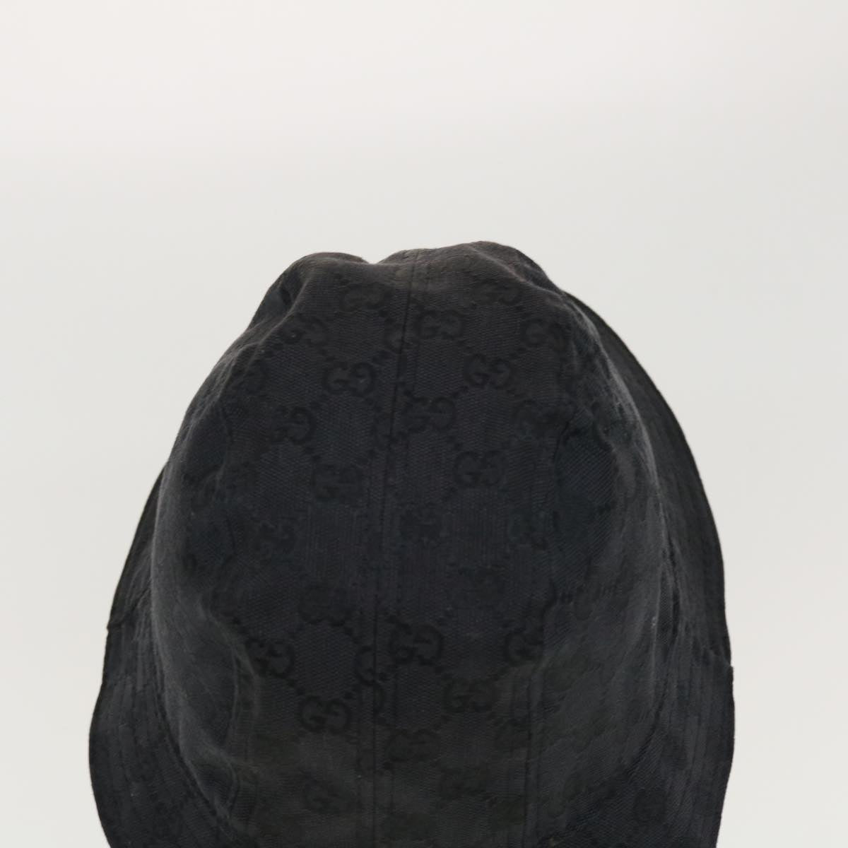 GUCCI GG Canvas Hat L Black bs5383