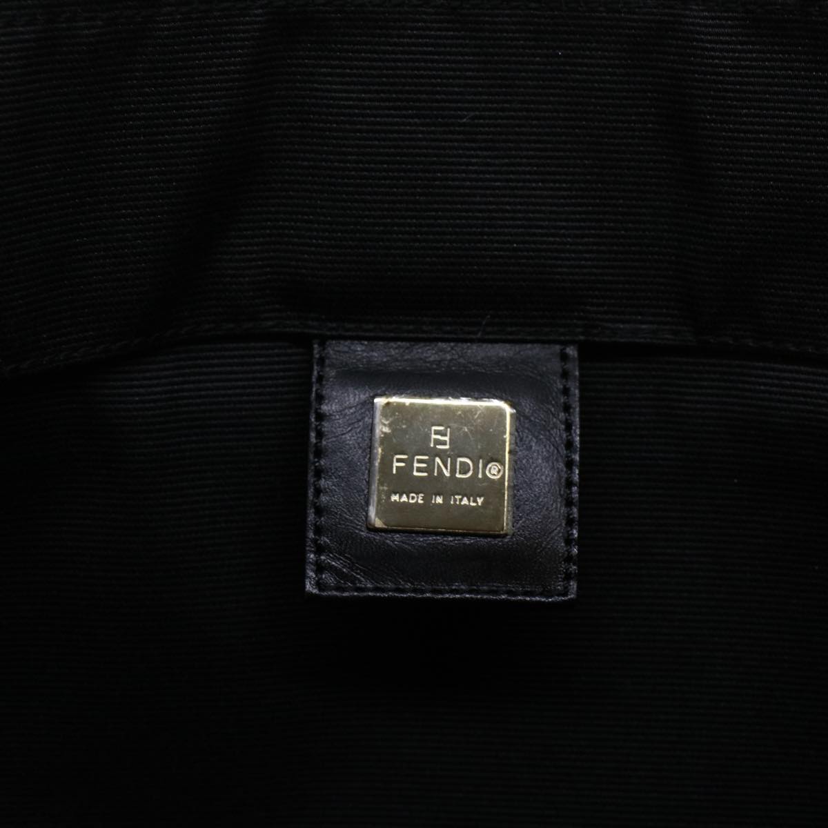 FENDI Tote Bag Nylon Black bs5489