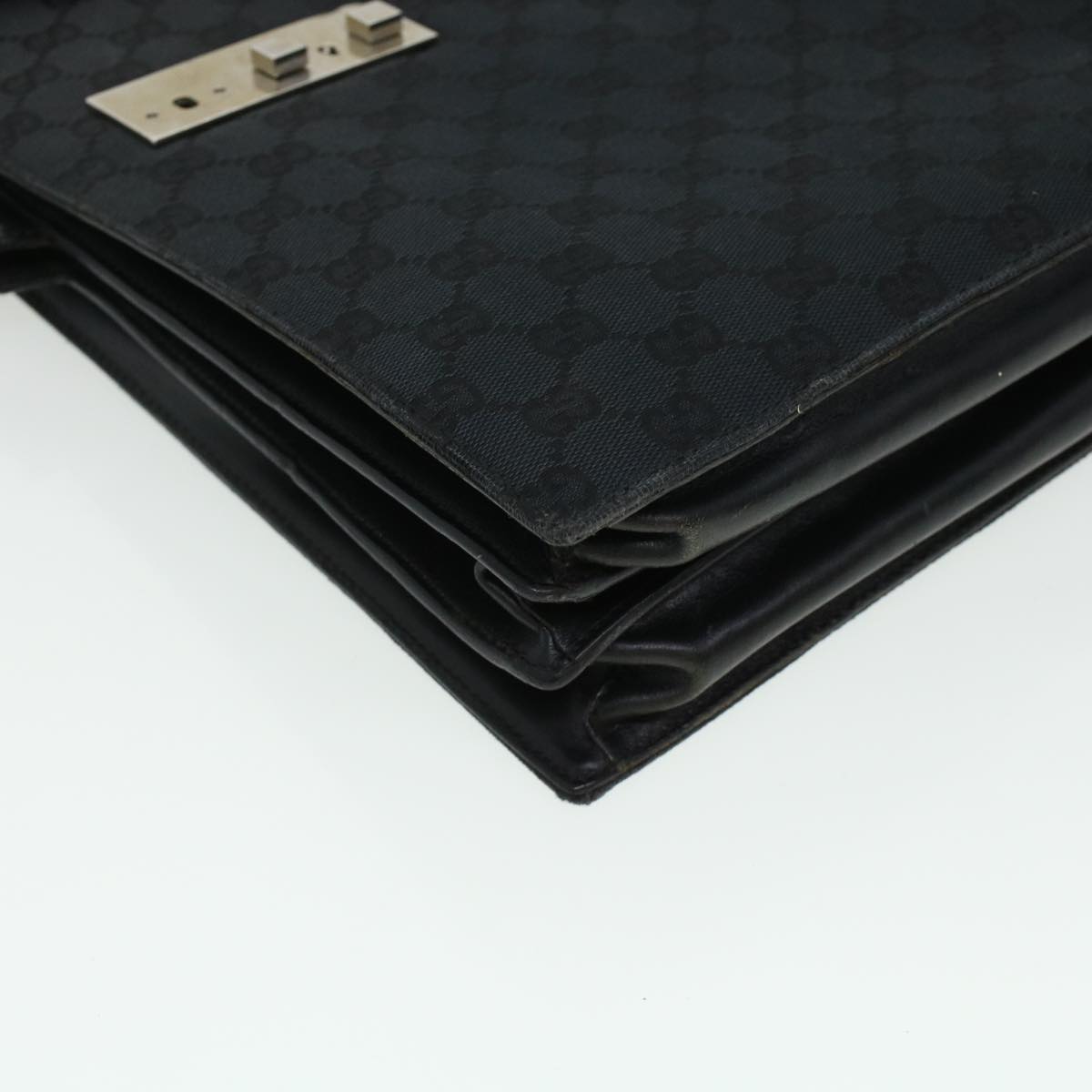 GUCCI GG Canvas Business Bag Black 0153708 bs5512