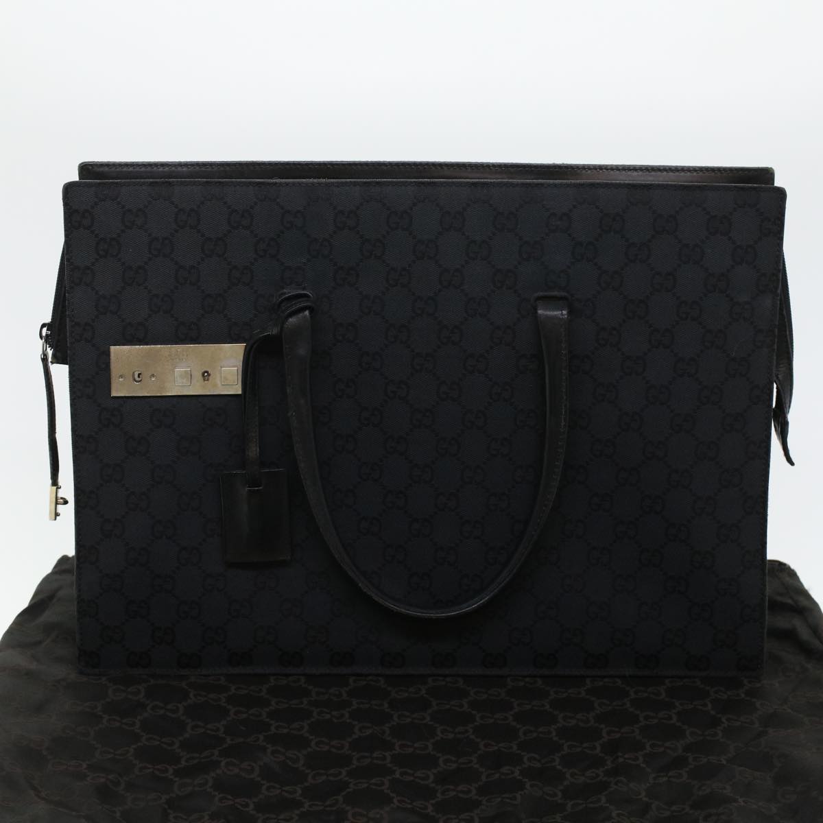GUCCI GG Canvas Business Bag Black 0153708 bs5512