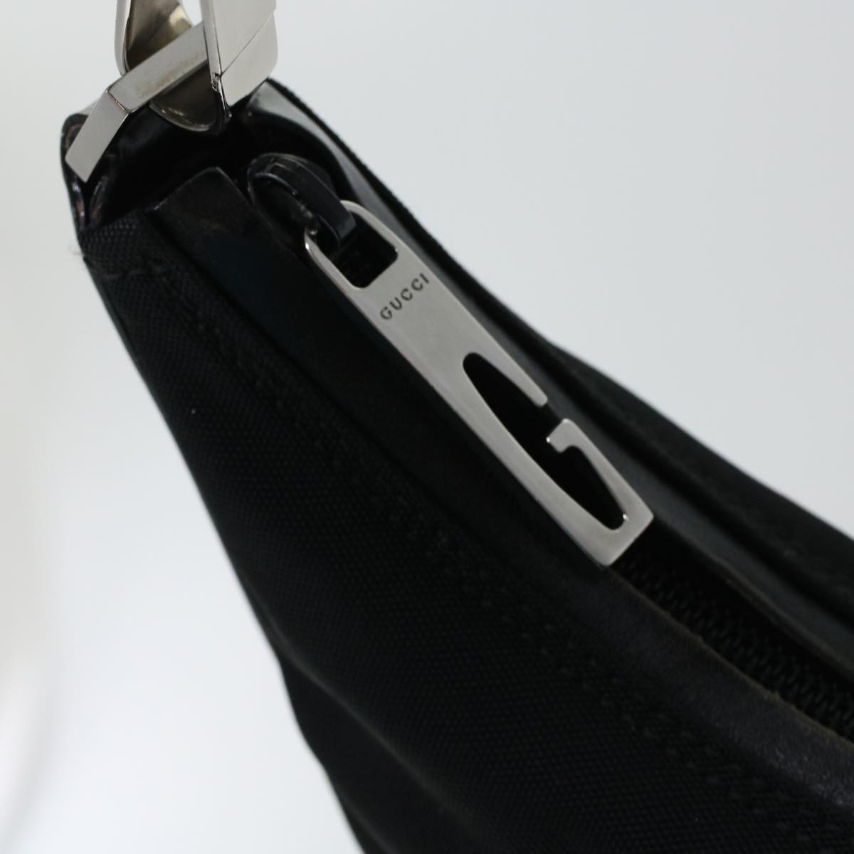GUCCI Shoulder Bag Nylon Black 0011955002058 bs5513