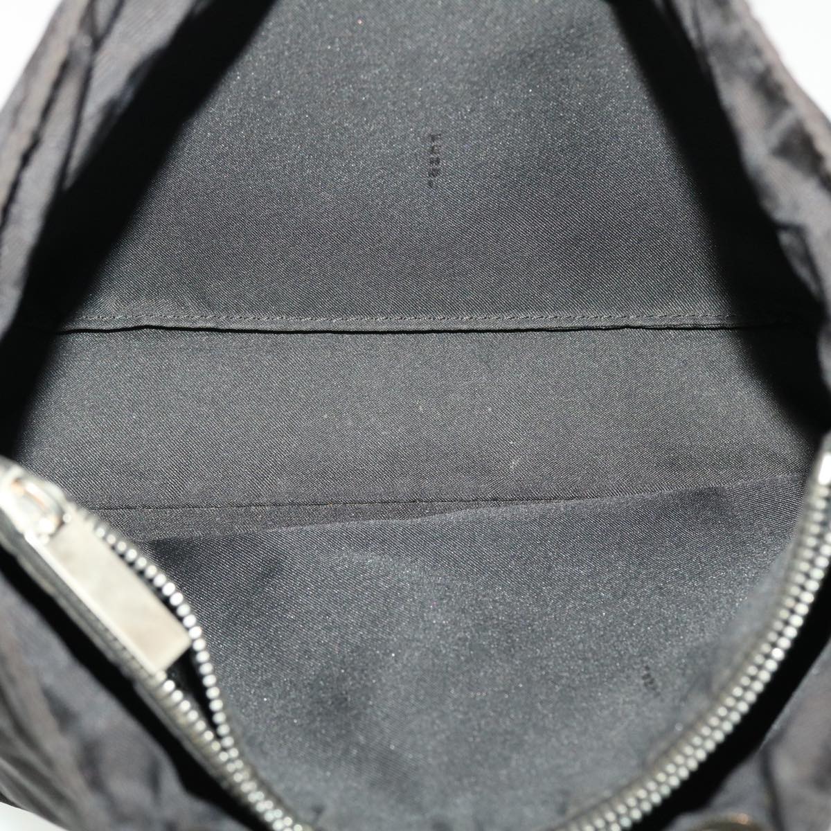 FENDI Zucca Canvas Tote Bag Nylon Black bs5552